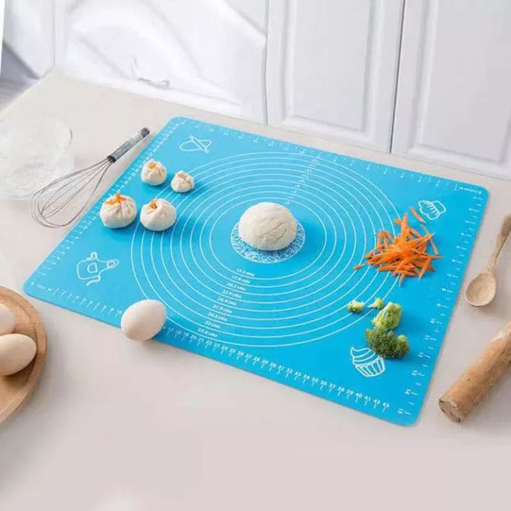 Silicone Baking Roti Mat With Measurements Heat Resistant | Non Stick Flour Rolling Mat