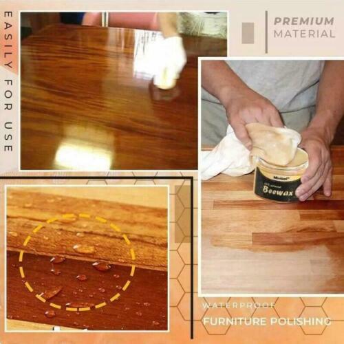 Wood Seasoning Beewax Polish - Complete Solution Furniture Care 1 Polishing Beeswax