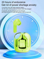 Air31 Earbuds Wireless Crystal Transparent body - with silicone pouch