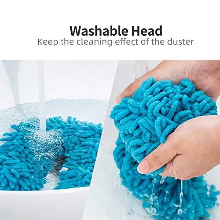 Fan Duster Flexible Micro Fiber Duster With Telescopic Stainless Steel Handle for Fan Cleaning Specially