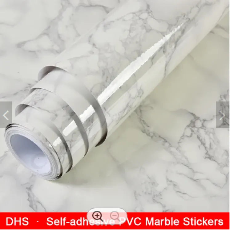 white Marble Sheet Marble Sheet for Kitchen - Anti Oil and Heat Resistant Wallpaper White Marble Sheet - 2 Meter