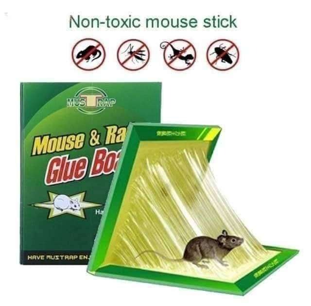 Reusable Expert Mouse & Rat Glue Trap – Heavy Duty, Strong Adhesive, Pre-Baited, Non-Toxic, Odorless, Child-Safe Pest Control for Rodents, Insects, and Bugs