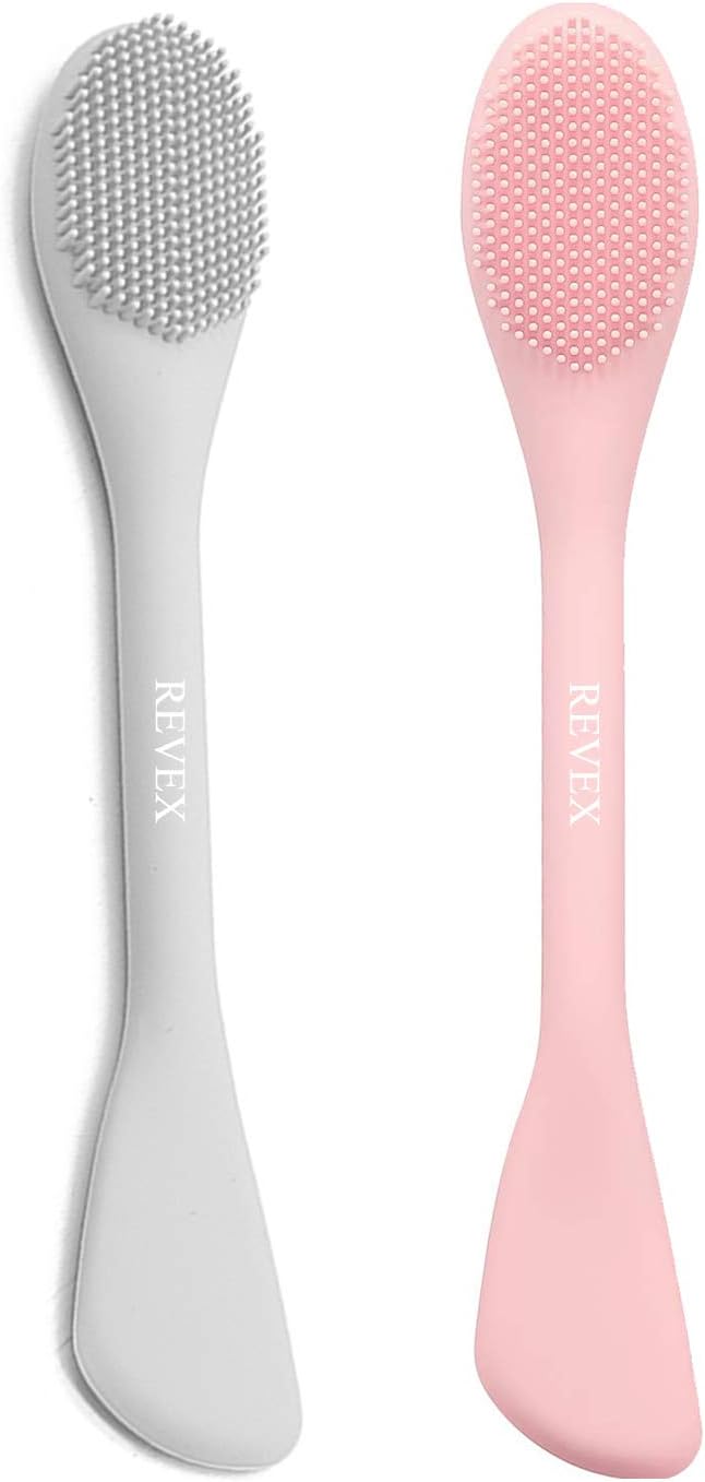Silicone Face Mask Brush Applicator | Facial Mask Brush for Mud, Clay, Charcoal Mixed Mask