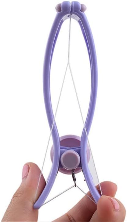 Eyebrow Threading Tool – Modern Plastic Cotton Facial & Body Hair Remover for Women
