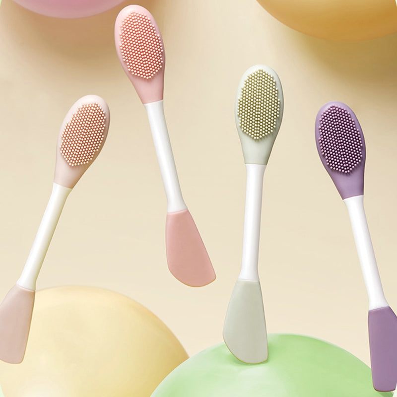 Silicone Face Mask Brush Applicator | Facial Mask Brush for Mud, Clay, Charcoal Mixed Mask