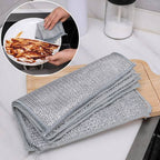 Dish washing Cleaning cloth | Wire Dish washing Rugs for Wet and Dry Kitchen Pack Of 2