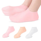 1Pair Silicone Jelly Socks Gel Moisturizing Socks Foot Care Protector
