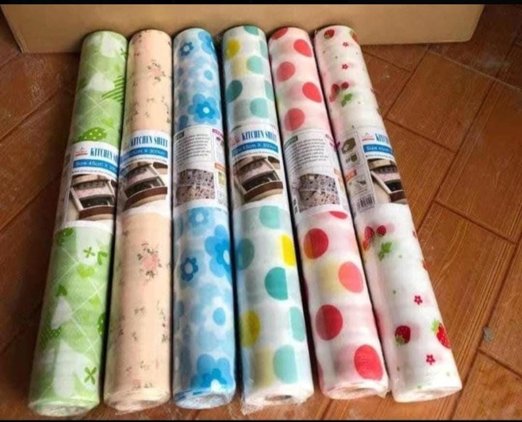 Non Slip Kitchen Printing Antibacterial Cabinet Plastic Foam Household Wardrobe 2 meter