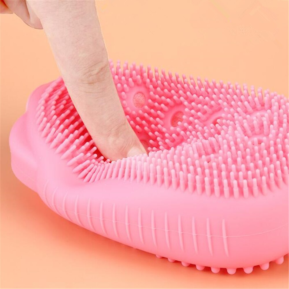 silicone soap bath massage / Bath Body Brush High Quality Silicon Bath Brush