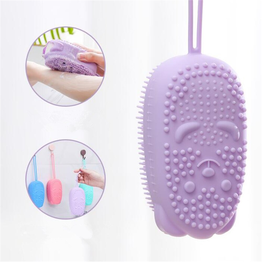silicone soap bath massage / Bath Body Brush High Quality Silicon Bath Brush