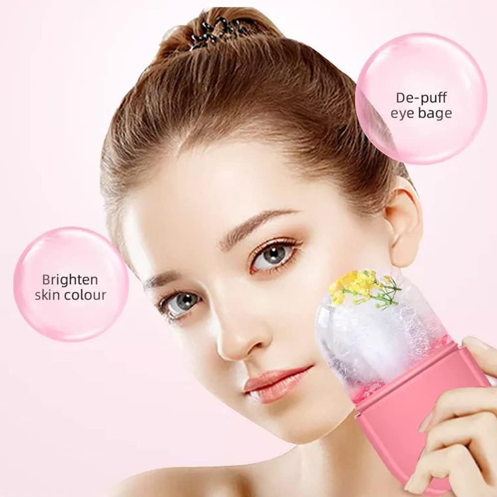 Face Ice Roller To Enhance Skin Glow Shrink &tighten Pores Reusable Facial Ice Roller Face Ice Treatment