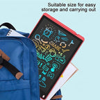 LCD Writing Drawing Tablet | Kids Learning Table - Multi color (Random color) - 10 Inch