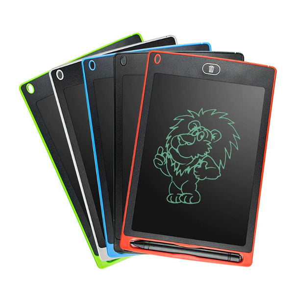 LCD Writing Drawing Tablet | Kids Learning Table - Multi color (Random color) - 10 Inch