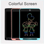 LCD Writing Drawing Tablet | Kids Learning Table - Multi color (Random color) - 10 Inch
