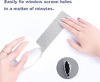Mesh Roll Tape Window Screen Repair Patch | Keep Mosquitoes Out with Our Anti-Insect, Self-Adhesive Mesh Patch Tape - 3 meter