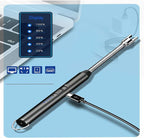 Arc Lighter With Usb Charging Cable | Flameless Windproof | LED Battery Display | Safety Switch | Rotate 360 Degrees