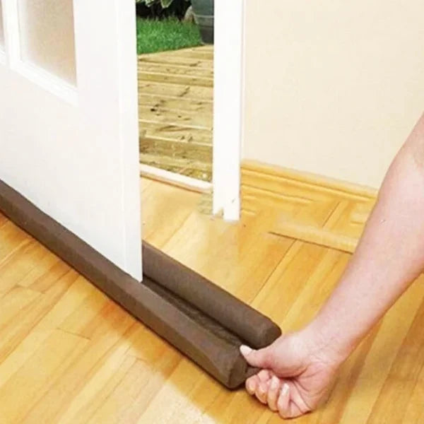 Twin Door Foam Draft Protector - Door Air Lock Foam For Cold Air Window Shutters