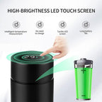 Temperature Display Vacuum Insulated Water Bottle Thermo Flask Made of Premium Stainless Steel Coffee Cup