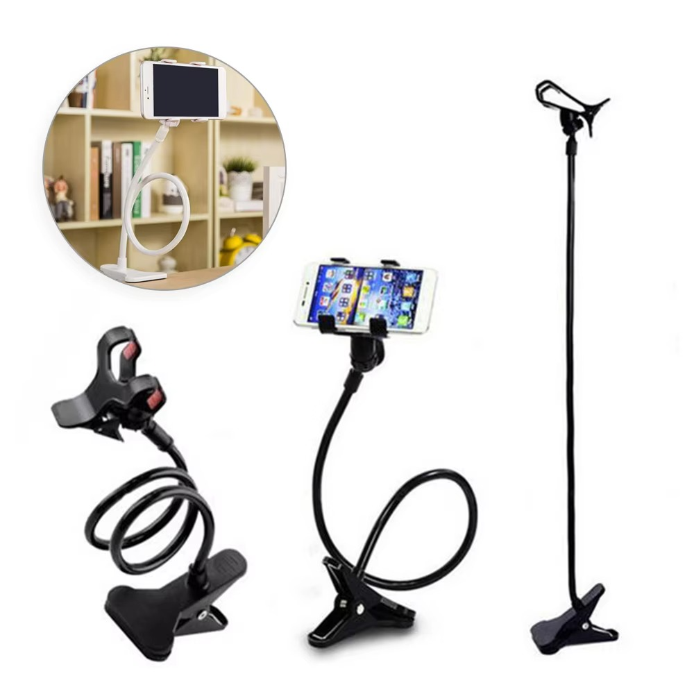 Mobile Phone Stand Holder Flexible and Power Full Grip - 360 Degree Rotating Mobile Stand Bedside Able Lazy Snake Mobile Phone Holder