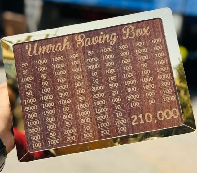 mrah Saving Box - Box For Umrah Saving | Umrah Saving Box - Best Quality Umrah Saving Box