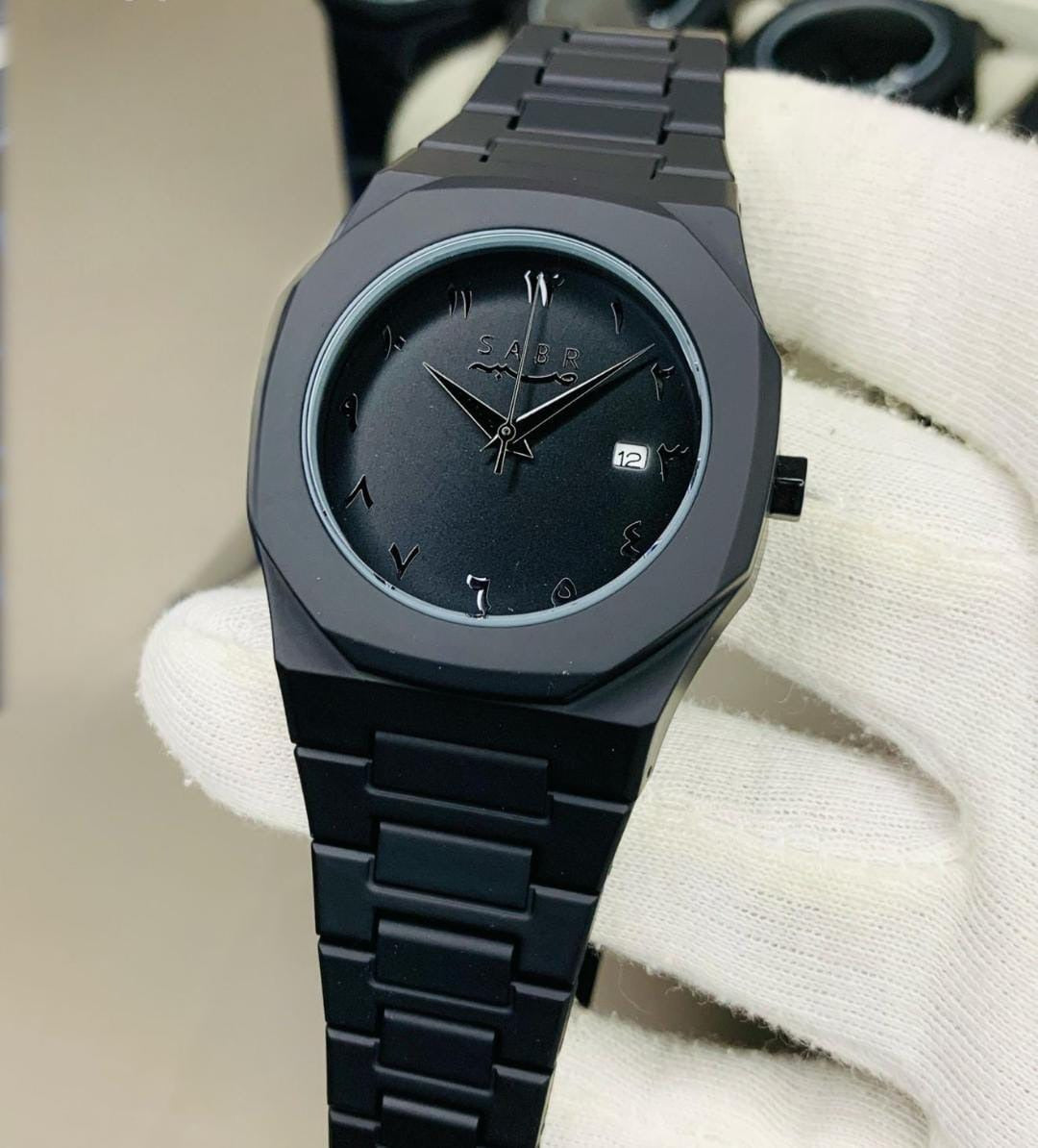 Full Black Aura Quartz Analog Watch – Lightweight Premium Design for Men & Boys