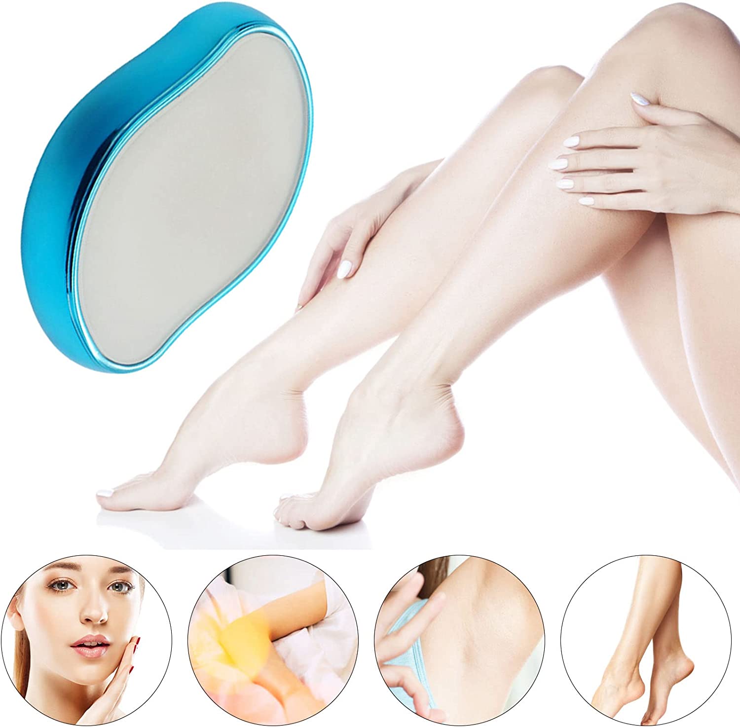 Crystal Hair Eraser - Magic Crystal Hair Remover, Painless Hair Removal