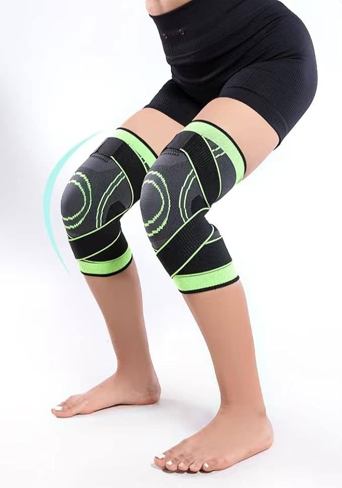 Knee Support Band For Pressure Weaving With 3D Weave Protection Against Injury Pressure Adjustable Knee Support For Men And Women