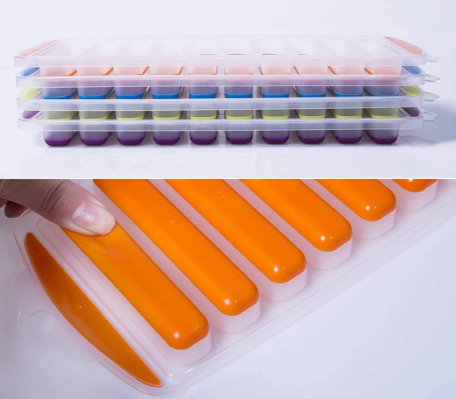 Popup ice cube tray Silicone Mould Jelly Shots/Chocolate