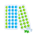 Ice Cube Trays For Freezer With Lid Pop Up Easy Release Flexible Silicone Bottom Durable