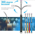 Arc Lighter With Usb Charging Cable | Flameless Windproof | LED Battery Display | Safety Switch | Rotate 360 Degrees