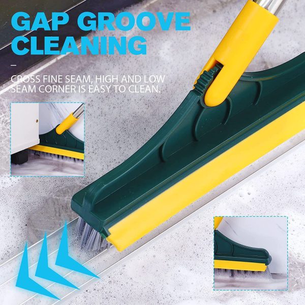 2 In 1 Floor Cleaning Brush + Wiper
