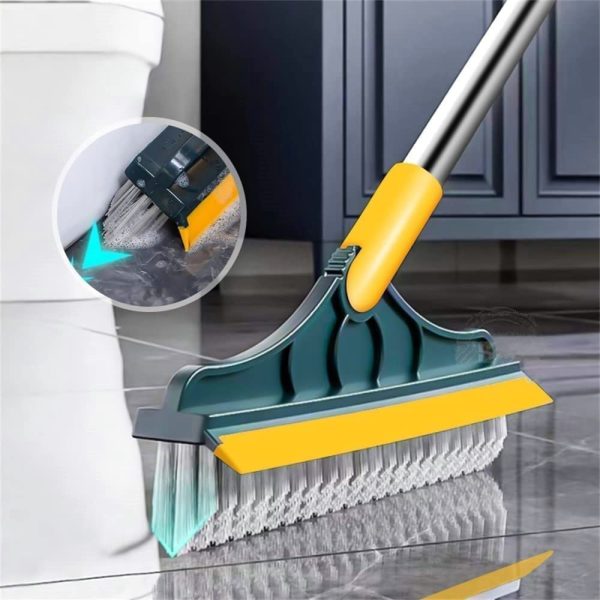 2 In 1 Floor Cleaning Brush + Wiper