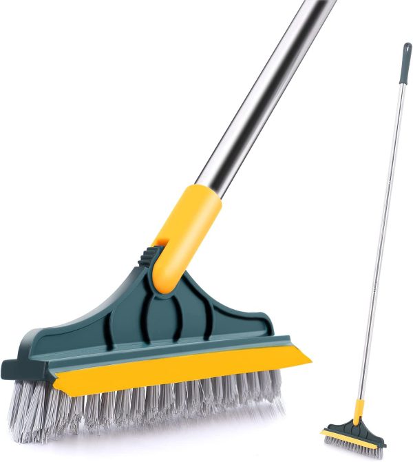 2 In 1 Floor Cleaning Brush + Wiper