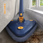 Extendable Triangle Mop 360 Twist Squeeze Window Glass Toilet Bathroom Floor Household Cleaning