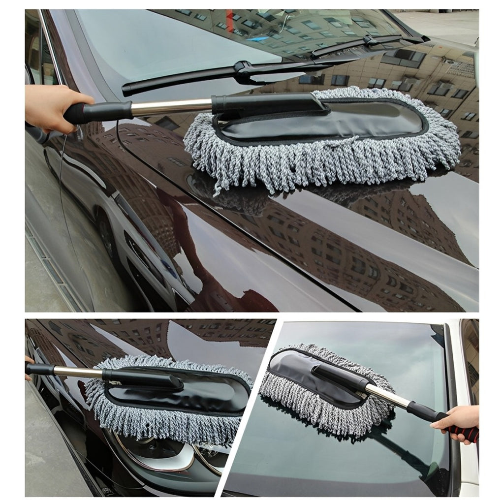 Microfiber Car Duster – Scratch-Free Cleaning with Extendable Handle