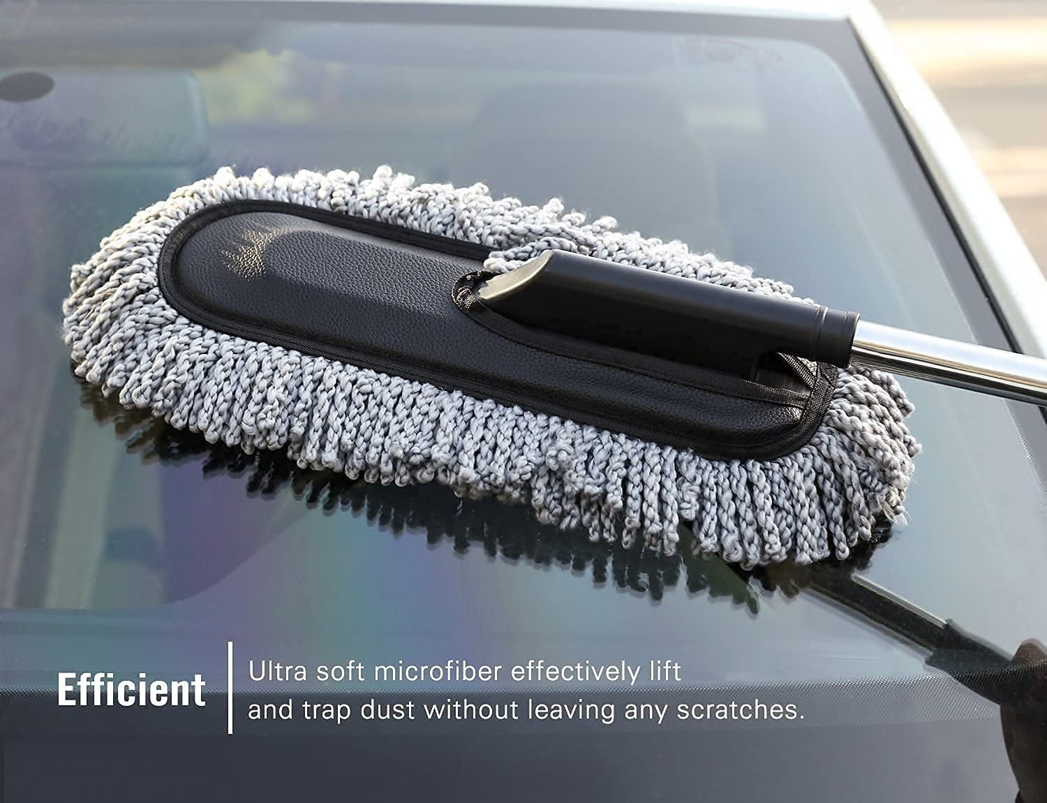 Microfiber Car Duster – Scratch-Free Cleaning with Extendable Handle