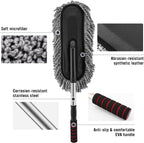 Microfiber Car Duster – Scratch-Free Cleaning with Extendable Handle