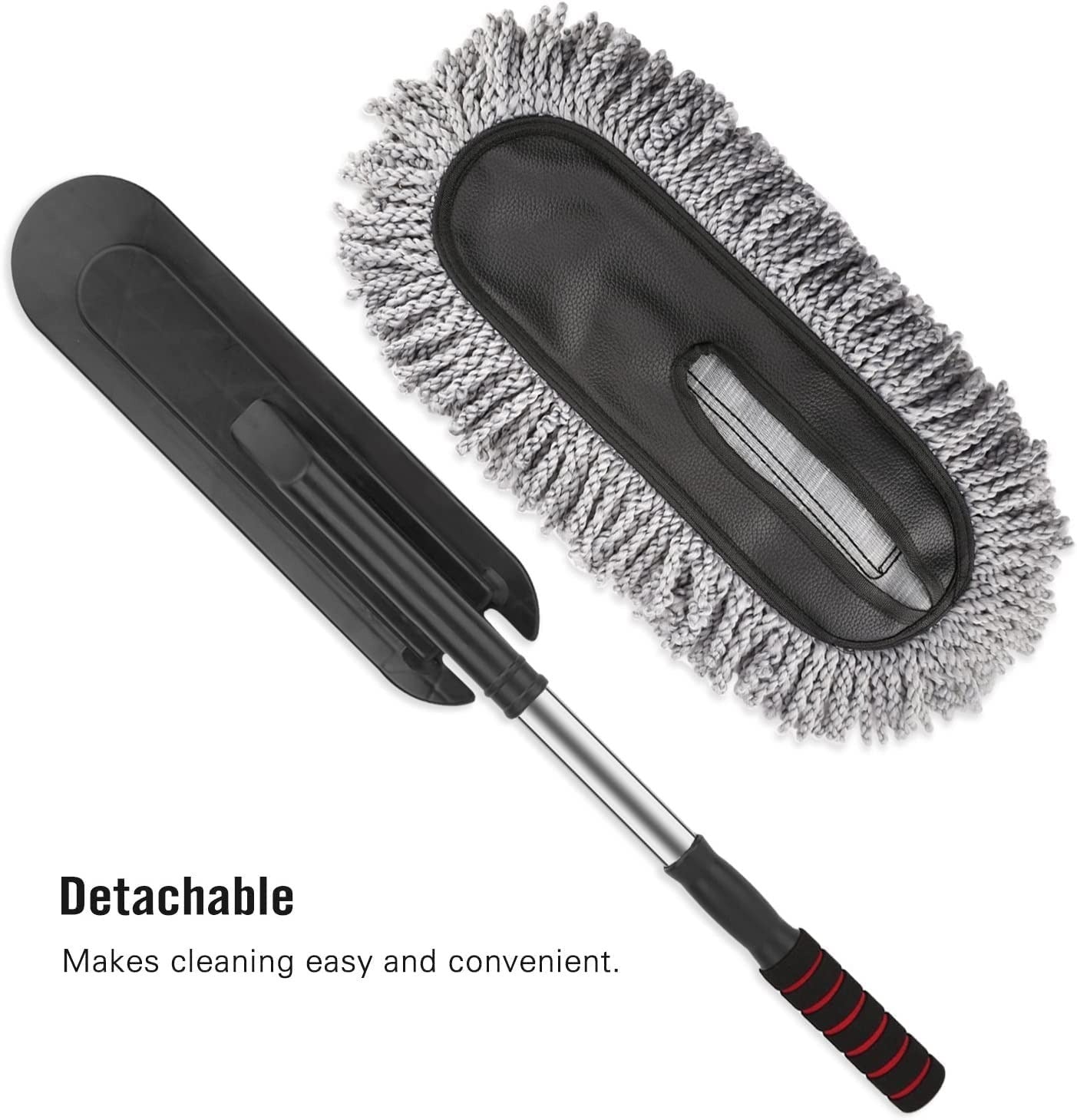 Microfiber Car Duster – Scratch-Free Cleaning with Extendable Handle