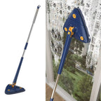 Extendable Triangle Mop 360 Twist Squeeze Window Glass Toilet Bathroom Floor Household Cleaning