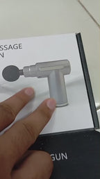 Portable Rechargeable Deep Tissue Massage Gun With Multiple Massage Heads For Muscle Relaxation