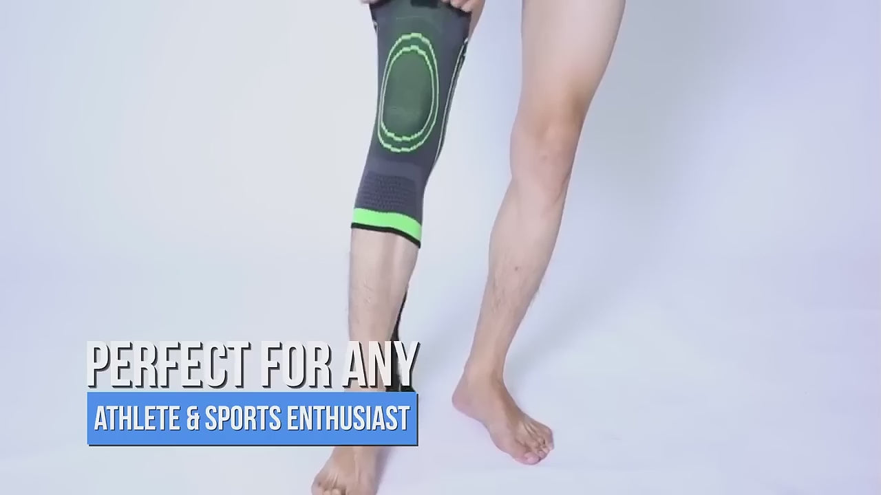 Knee Support Band For Pressure Weaving With 3D Weave Protection Against Injury Pressure Adjustable Knee Support For Men And Women